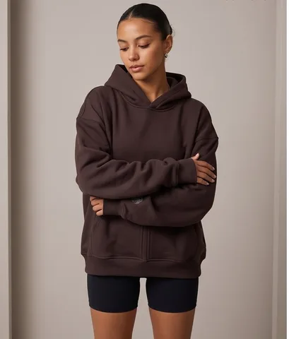 District Hoodie Brown