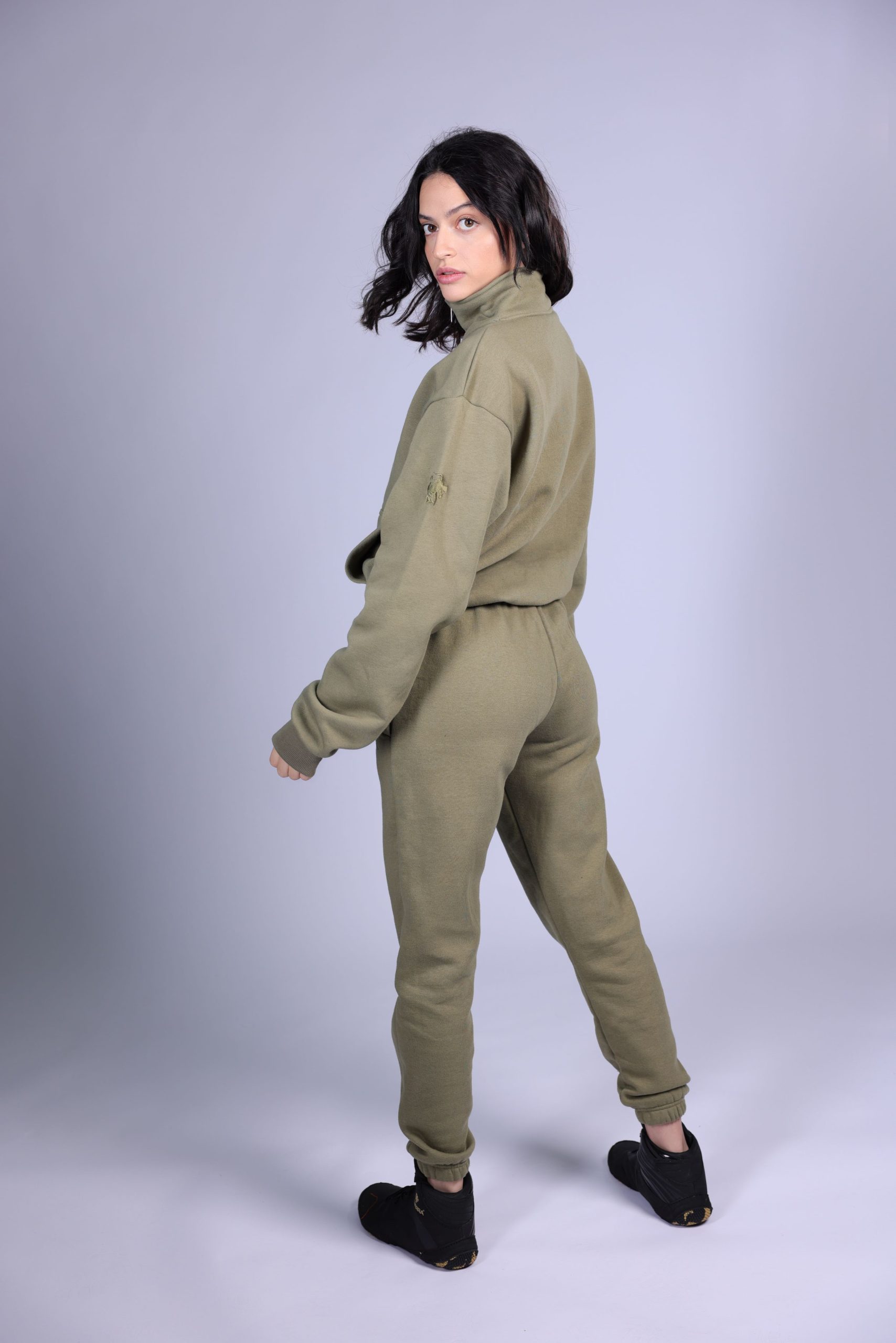The Half-Zip Women Jogger Set