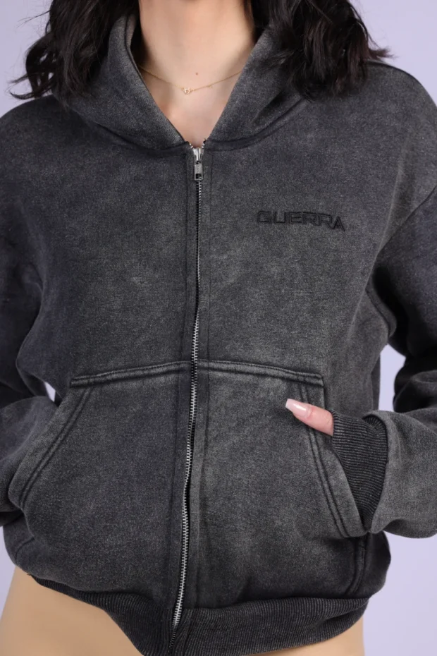 Acid Wash Boyfriend Hoodie - Image 2