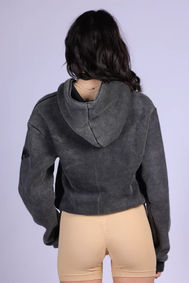 Acid Wash Boyfriend Hoodie - Image 3