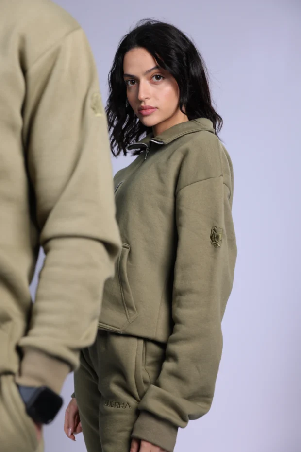 Half Zipper Hoodie Women - Image 2