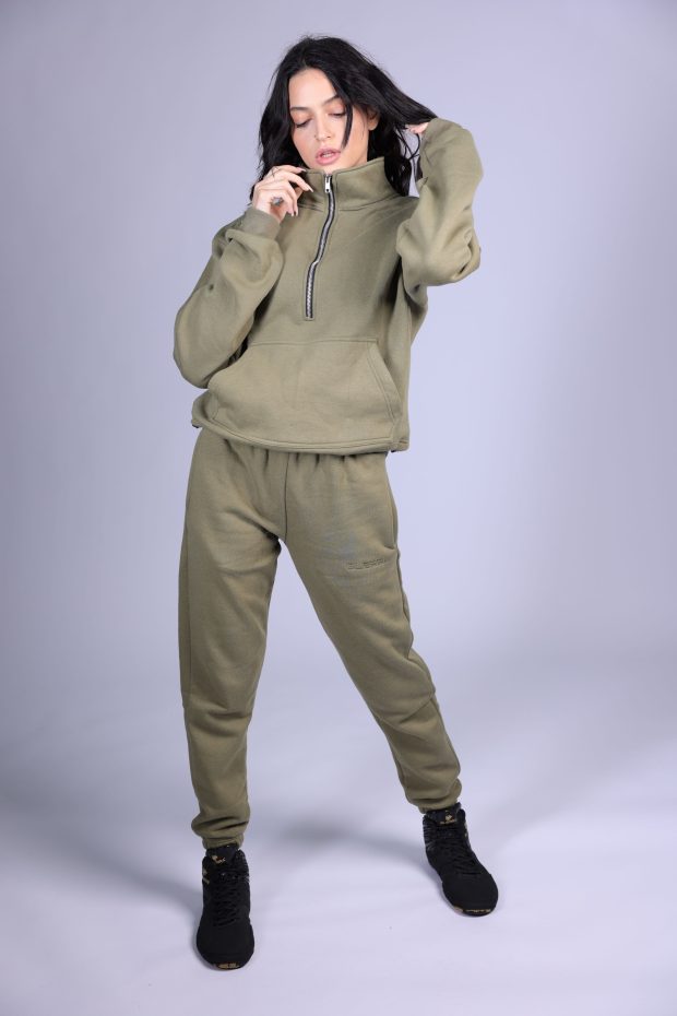 The Half-Zip Women Jogger Set - Image 9