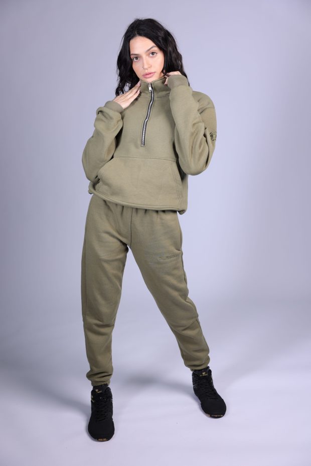 The Half-Zip Women Jogger Set - Image 8
