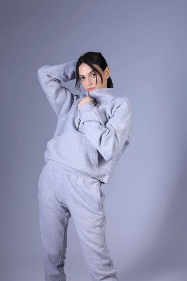 The Half-Zip Women Jogger Set
